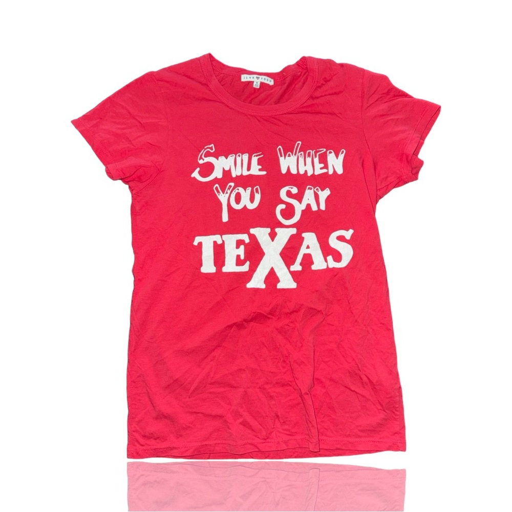 Junk Food: Smile When You Say Texas: “Texas Pride” Women’s T-Shirt: Medium
